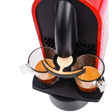 Risparmia Sulle Capsule Di Caffè. Compatibile con Nespresso. Con L'accessorio 2xCAP Puoi Preparare Due Caffè con Ogni Capsula. 1 Capsula 2 Caffè.