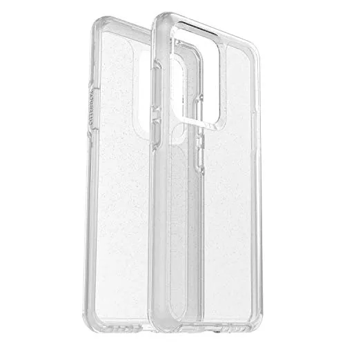 OtterBox Custodia Serie Symmetry Clear Protezione Anti Caduta, per Samsung Galaxy S20 Ultra, Trasparente con Paillettes