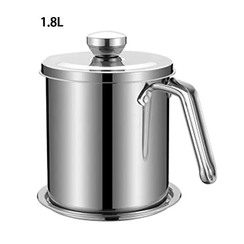 304 bottiglie da cucina in acciaio inossidabile Olio due tipi di cucina Serbatoio olio domestica olio di sansa filtro serbatoio olio commestibile in acciaio inox Sanitari tenuta Cap