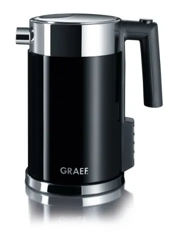 Graef bollitore Nero WK 702, 2000 W, 5 Cups, 0 Decibel, Acciaio Inossidabile