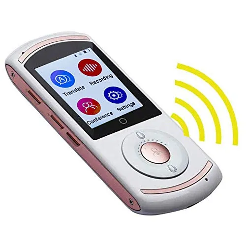 Ceepko - Dispositivo traduttore vocale, supporto full Smart WiFi, multi lingua, traduttore bidirezionale, touch screen 4G da 2,0 pollici, 45 lingue, 57 accento, per imparare viaggi