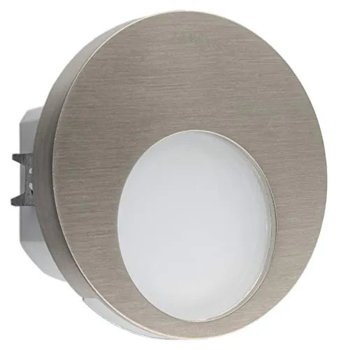 LEDIX 02 – 221 – 22 – Lampada da parete a LED, alluminio, grigio acciaio, dimensioni 7,3 x 7,3 x 4,2 cm