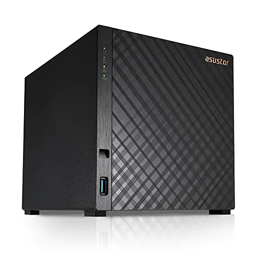 Asustor Drivestor 4 AS1104T - 4 Bay NAS, 1.4GHz Quad Core, 2.5GbE, 1GB RAM DDR4, Network Attached Storage (Senza dischi)