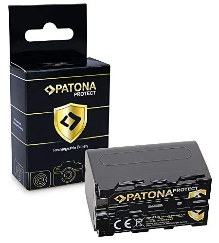 PATONA Protect V1 Batteria NP-F750 7000mAh compatibile con Sony NP-F550 NP-F530 NP-F930 NP-F920