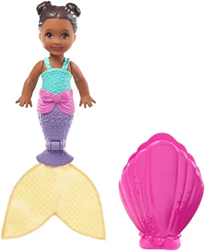 Barbie™ Dreamtopia Sirenetta a Sorpresa Bambola con Coda Colorata, Giocattolo per Bambini 3+ Anni, GHR66