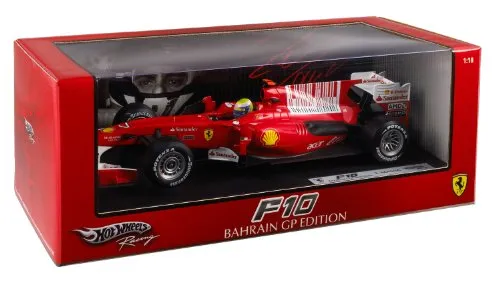 Hot Wheels T6288 - Modellino Felipe Massa Ferrari Formula 1 2010 scala 1:18