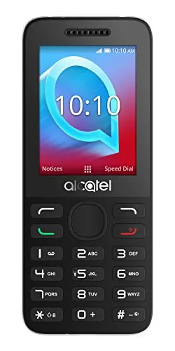 Alcatel 20.38X Telefono Cellulare, Display 2.4" a colori, Fotocamera, Bianco [Italia]