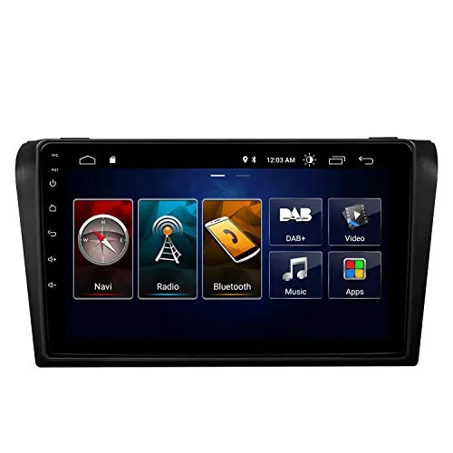 eonon GA9451B Android 10 fit Mazda 3 2006-2009 2G RAM 32G ROM Quad-Core 9" LCD Touchscreen Indash Car Autoradio GPS USB DSP compatible with Bose System Support 4×45W Bluetooth (NO DVD)