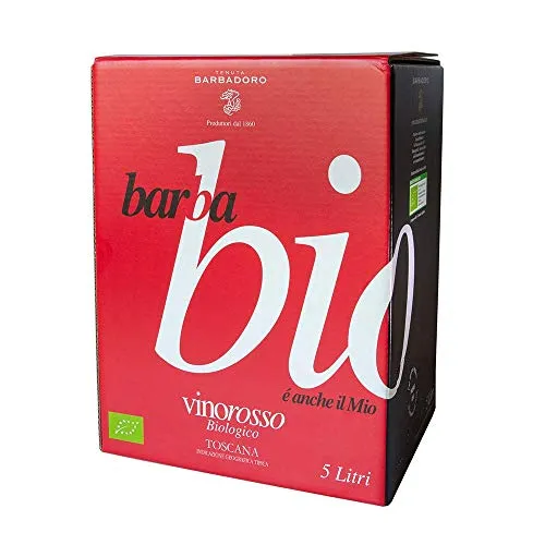 Baginbox vino Rosso Sangiovese/Merlot Biologico I.G.T. Toscana 13,5% LT 5 BARBABIO