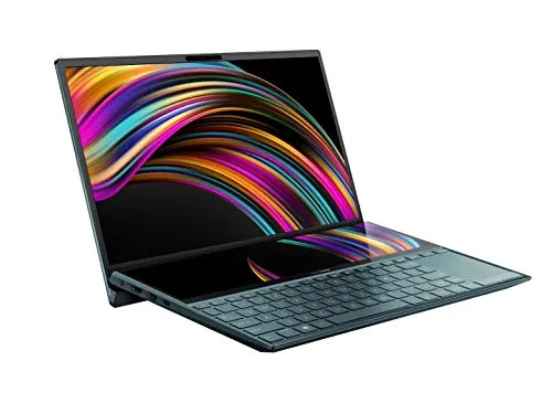 ZenBook PRO DUO UX482EG-HY067R 14" FHD Intel® Core™ i7-1165G7 16 GB DDR4, MX450 2gb, 512 GB SSD, Wi-Fi 6 (802.11ax) Windows 10 PRO, screenpad plus 12", peso 1,5 kg