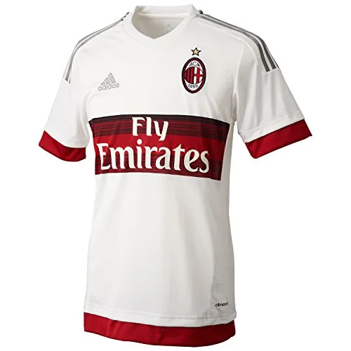 Adidas - Maglia Replica Trasferta A.C. Milan 15/16 Adulto Bianco E Rosso Adidas Tg. S