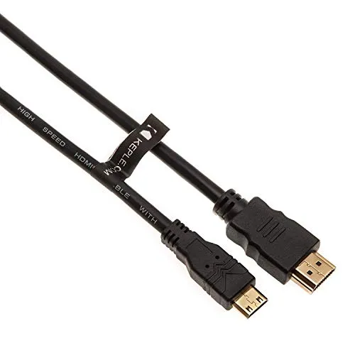 Keple Mini HDMI con cavo HDMI Mini HDMI ad alta velocità da HDMI a HDMI Compatibile con Nikon Hc-e1 | (3m)