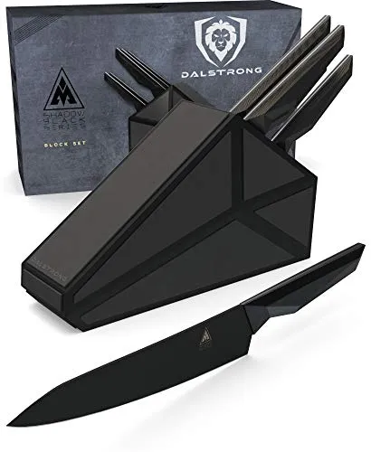 Dalstrong Shadow Black - Set di 5 coltelli con rivestimento in titanio - NSF Certified