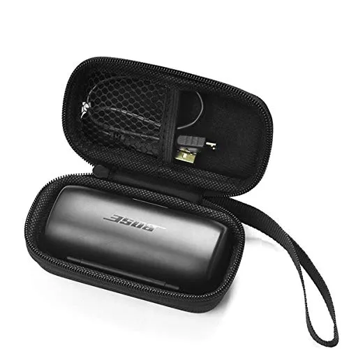 Flycoo custodia rigida per cuffie Bose SoundSport Free  portatile, borsa di protezione antiurto,  con cerniera