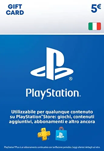 5€ PlayStation Store Gift Card | PSN Account italiano [Codice per email]