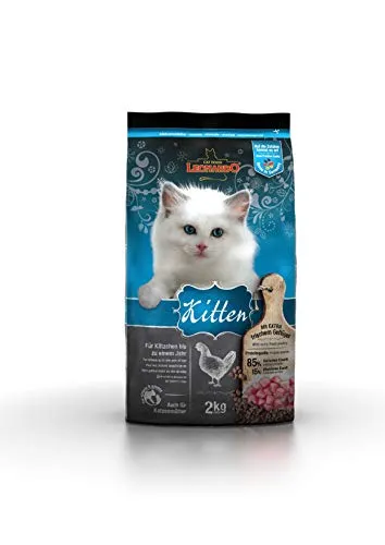 Leonardo Kitten [2kg] Cibo per gattini | Cibo secco per gattini | Alimento completo per gattini fino a 1 anno