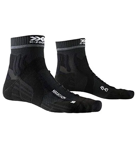 X-Socks Marathon Socks, Unisex – Adulto, Opal Black, 35-38