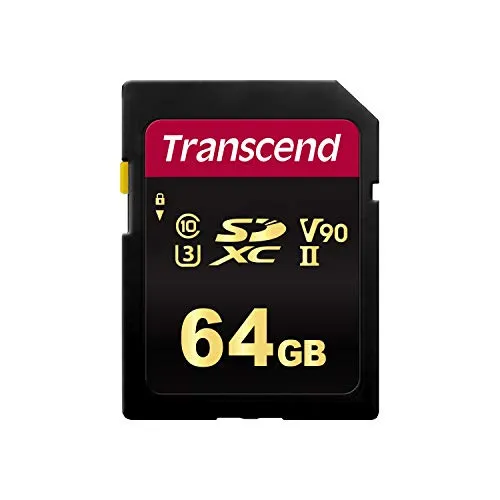 Transcend TS64GSDC700S Scheda di Memoria SDXC da 64 GB, Imballaggio Standard, 700S, Per Videocamere Professionali