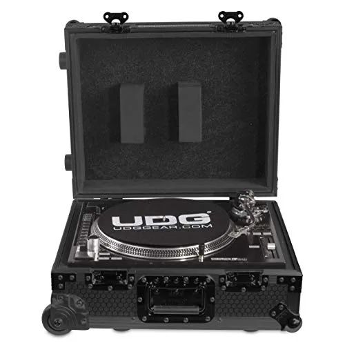 UDG U91029BL multi formato giradischi Flight case Plus trolley e ruote