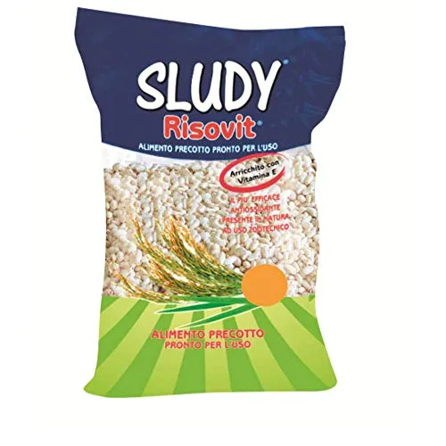 Sludy Riso Soffiato per Cani vitaminizzato e Pronto all'Uso - Confezione da 1 kg - 1000 ml