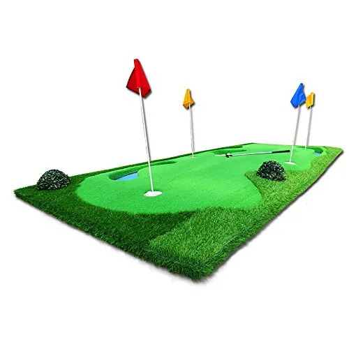 LSX --Golf Putting Mat Tappetino per Allenamento Putt Indoor da Golf 150 × 375 cm Calcio di Base