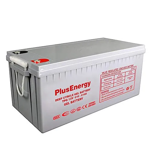 PlusEnergy Batteria AGM TP150 12V 100AH-150AH c10-c100