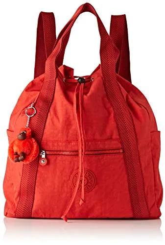 Kipling Art Backpack M - Zaini Donna, Rosso (Active Red)