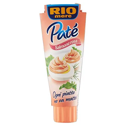 Rio Mare - Paté di Salmone Rosa, Cremoso e Spalmabile, 1 Tubetto da 100 g