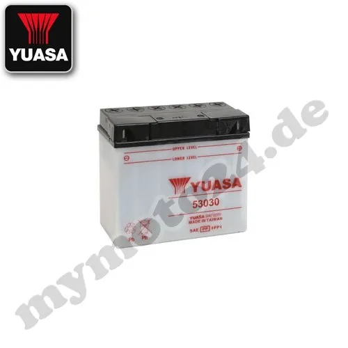 Batteria YUASA 53030, 12 V/30AH (dimensioni: 186 x 130 x 171)