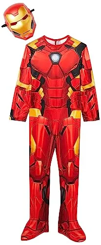 Rubie's Costume Iron Man Rosso, Marvel, Avengers, 7-8 anni, per bambino