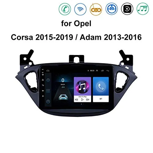 DUMXY Android 8.1 Auto Audio Stereo GPS Navigatore con 8 Pollici HD Touch Screen per Opel Corsa 2015-2019, Supporto Dvd FM Dab Radio Bluetooth Steering Wheel Control