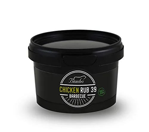 BEMBO BBQ CHICKEN RUB 200g - BBQ RUB POLLO - Miscela di Spezie per Pollo e Tacchino - Marinatura a Secco Dry RUB - Made in Italy