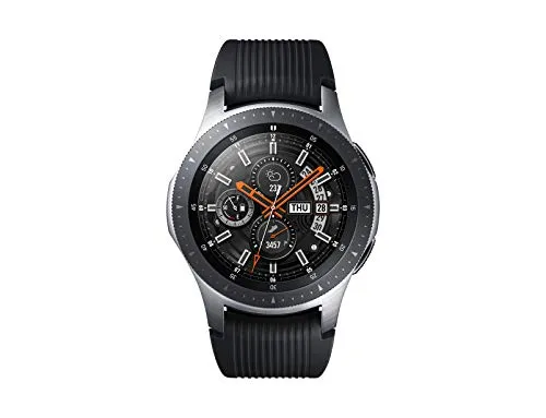 Samsung Galaxy Watch Smartwatch Android, Bluetooth, Fitness Tracker e GPS, Processore Dual Core 1.15 GHz, Resistente all'Acqua fino a 5 ATM, Argento, 46 mm, Versione Italiana