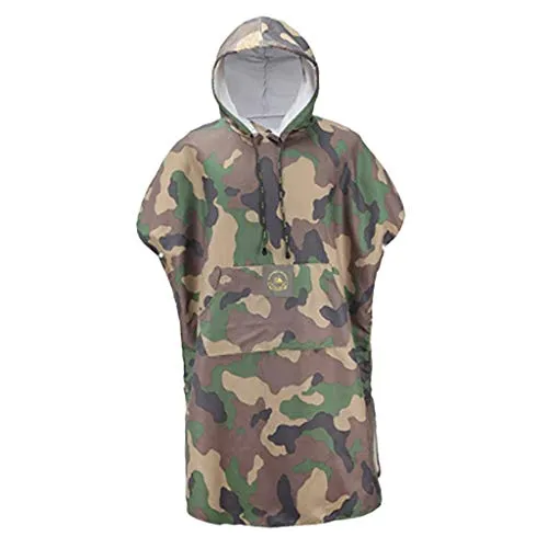 Toygogo EDTara Camouflage Accappatoio da Bagno Muta Asciugamano da Cambio Poncho - Camo-Giungla