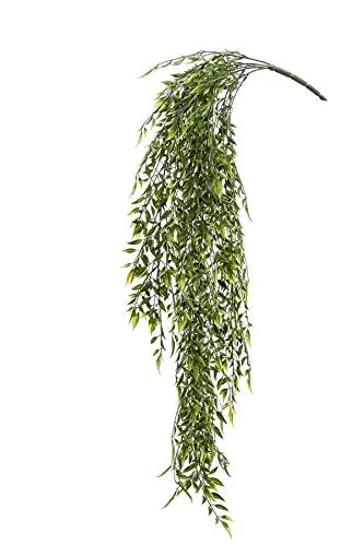 artplants.de Set 6 x bambù Finto pensile Hikaru su Stelo, Zona Trasversale, 80cm - bambù Artificiale - Pianta Decorativa
