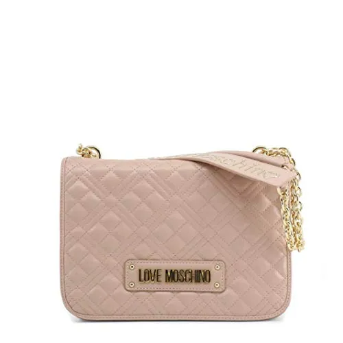 Moschino Borsa donna Love tracolla in ecopelle trapuntata colore rosa BS20MO49