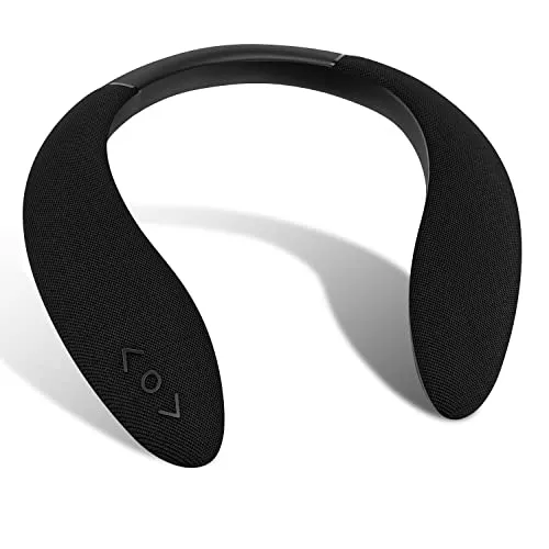 HPYLIF·H Altoparlante da collo, altoparlante Bluetooth indossabile, altoparlante portatile senza fili con microfono integrato, tempo di riproduzione 12 ore, stereo surround 3D