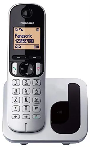 Panasonic KX-TGC210 Telefono DECT Metallico Identificatore di chiamata