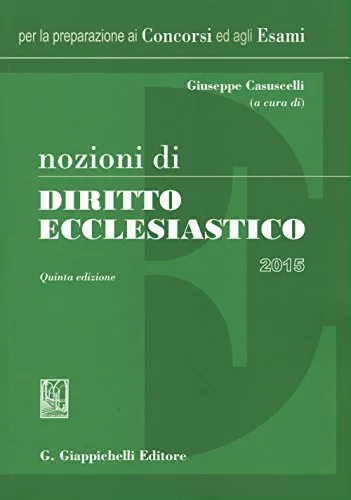 Nozioni di diritto ecclesiastico