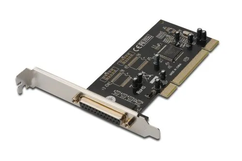 Digitus DS33040 Scheda Aggiuntiva PCI con 1 Porta Parallela, 2 Porte Seriali 9 Poli