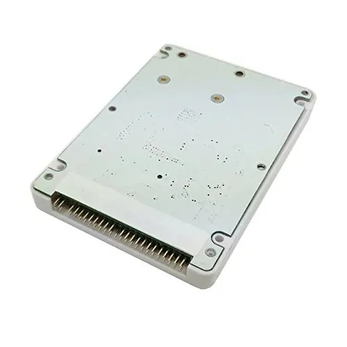 Goliton mSATA Mini PCI-E SSD SATA da 2,5 Pollici IDE 44pin Laptop Portatili Caso Disco Rigido Rivestimento Bianco