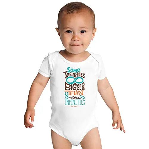 The Fault in Our Stars Citazioni Infinity Baby Onesies bianco 12 Months12 mesi