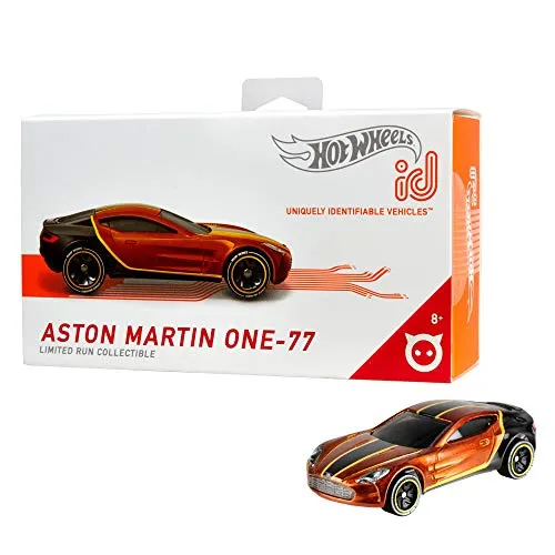 Hot Wheels- ID Die-Cast Aston Martin One-77 Scala 1:64, Macchinina Giocattolo per Bambini 8 + Anni, FXB07
