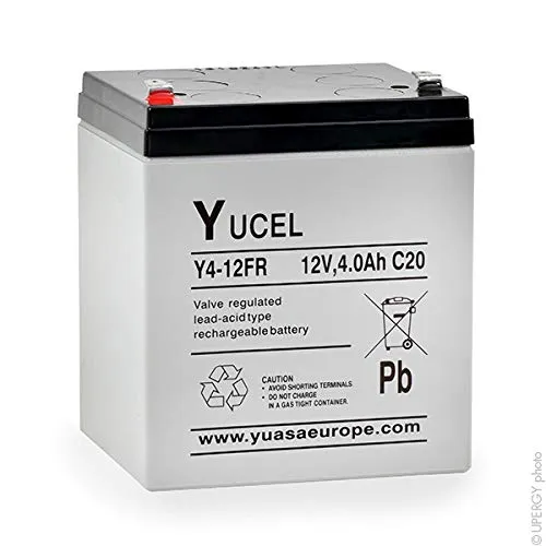 Yucel - Batteria AGM Piombo Y4-12 FR 12V 4Ah YUCEL - Unità