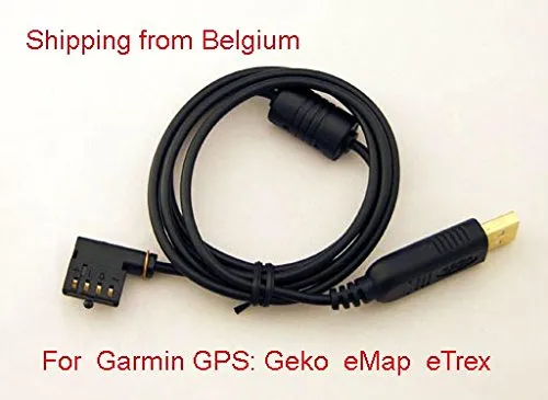 Tinpec Cavo dati USB PC per Garmin Geko 201,301,eTrex Seriel(ma non Legend C), Ricevitori GPS GolfLogix, GolfLogix Golf GPS