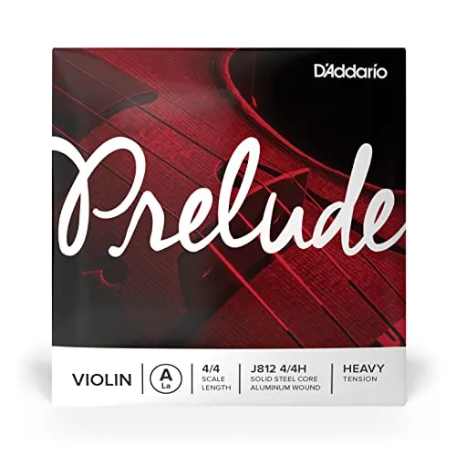 Corda singola LA D'Addario Prelude per violino, scala 4/4, tensione forte