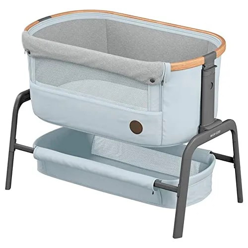 Maxi-Cosi Iora Co-Sleeper, culla con funzione di scorrimento facile, adatto dalla nascita, 0 mesi - 9 kg, grigio essenziale