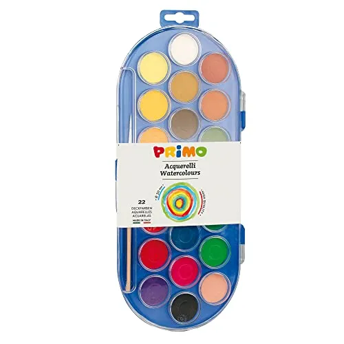 Morocolor PRIMO, Acquerelli Cmp Pastiglie, 22 colori