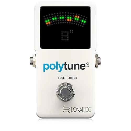 TC Electronic POLYTUNE 3 Accordatore polifonico compatto con modalità di sintonizzazione multiple e BUFFER BONAFIDE integrato