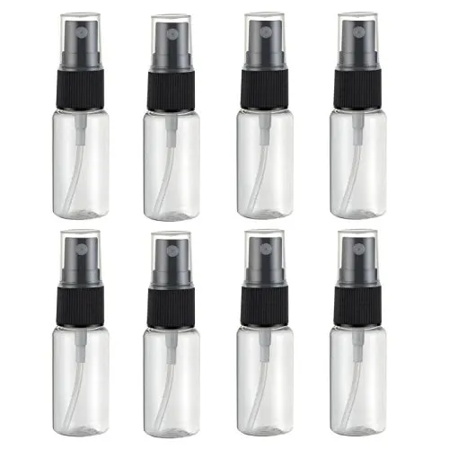 UOOOM 8 PCS 15 ml Flacone Spray di Viaggio Set Trasparente Vuota Plastica Atomizzatore Spray Bottiglia